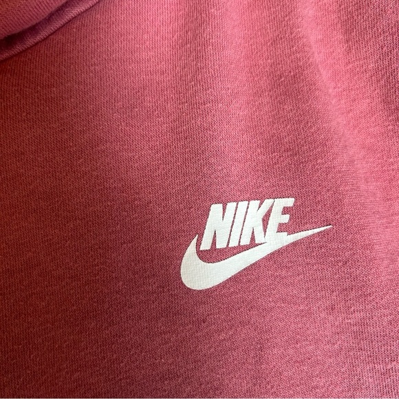 Nike Women’s Funnel Neck Sweatshirt light Pink Size 1X - Picture 3 of 7